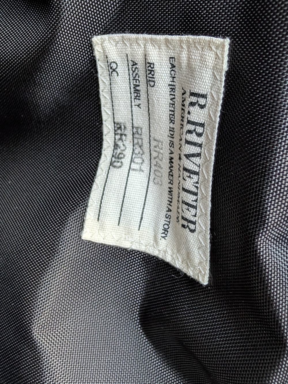 R. Riveter Black and Brown Everyday Convertible Backpack - Picture 5 of 6